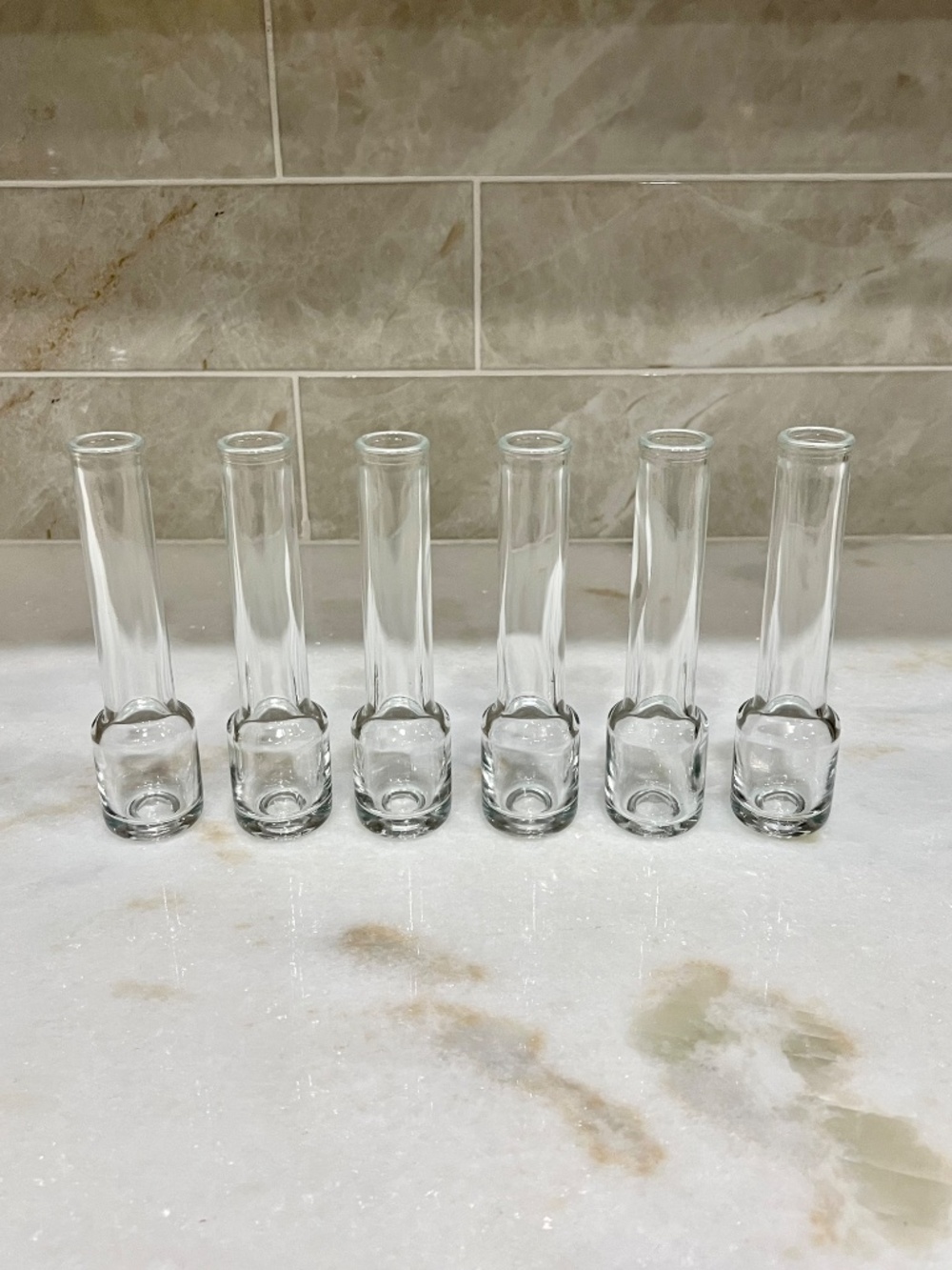 🎀 Italian Chimney-Style Shot Glasses - Set of 6 🎀